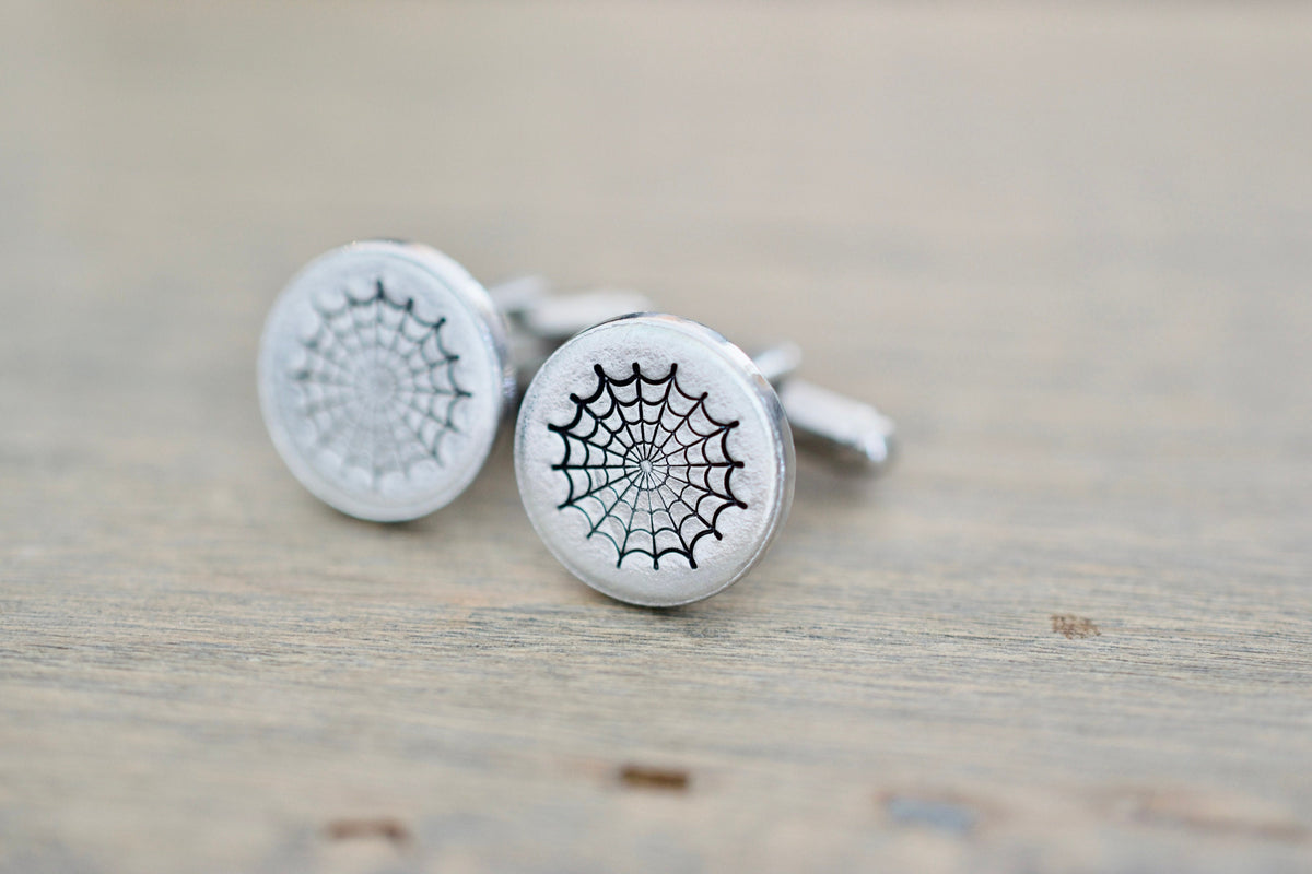 Spider Web Cufflinks