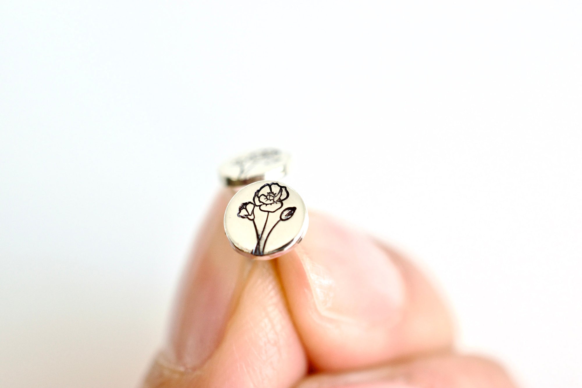 Wildflower Earrings - Sterling Stud Earrings - Floral Jewelry