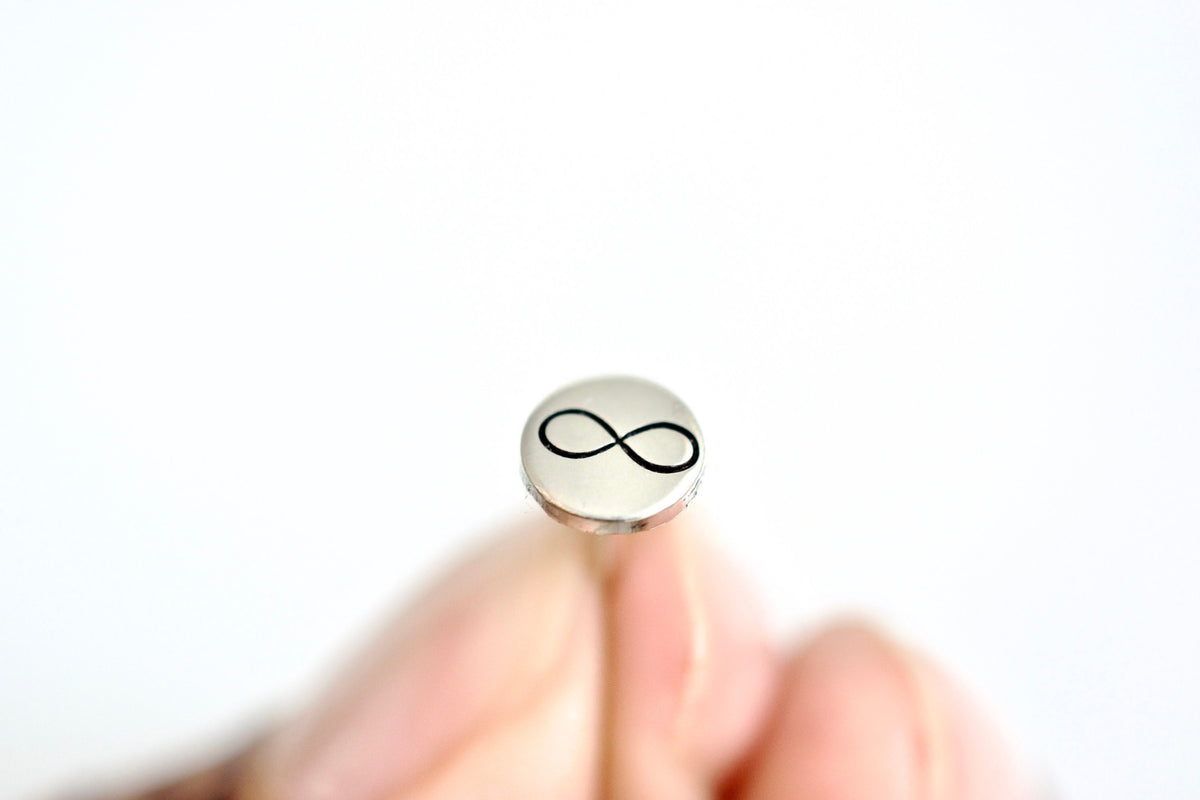 Infinity Symbol Earrings - Sterling Stud Earrings