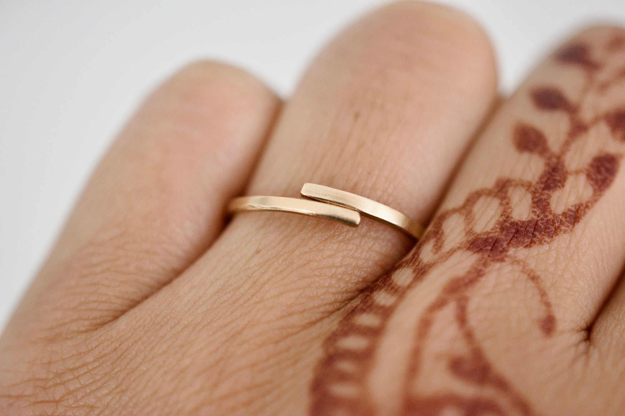 Wrap Ring - Sterling Silver 14kt Gold Filled Wrap Ring - Gift for Her