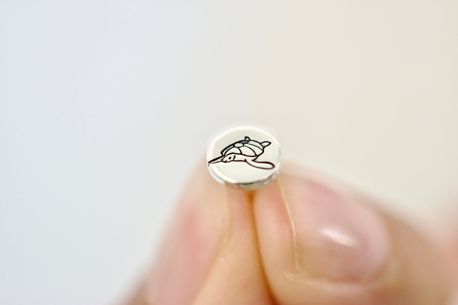 Turtle Earrings - Sterling Stud Earrings