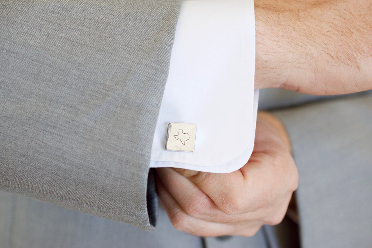 Texas Cufflinks - Square State Cuff links