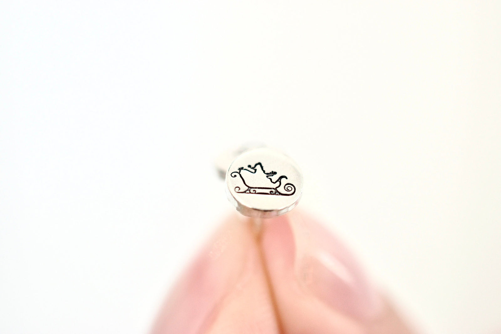 Santa Sleigh Earrings - Sterling Earrings