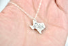 Texas Necklace - Sterling Texas Charm