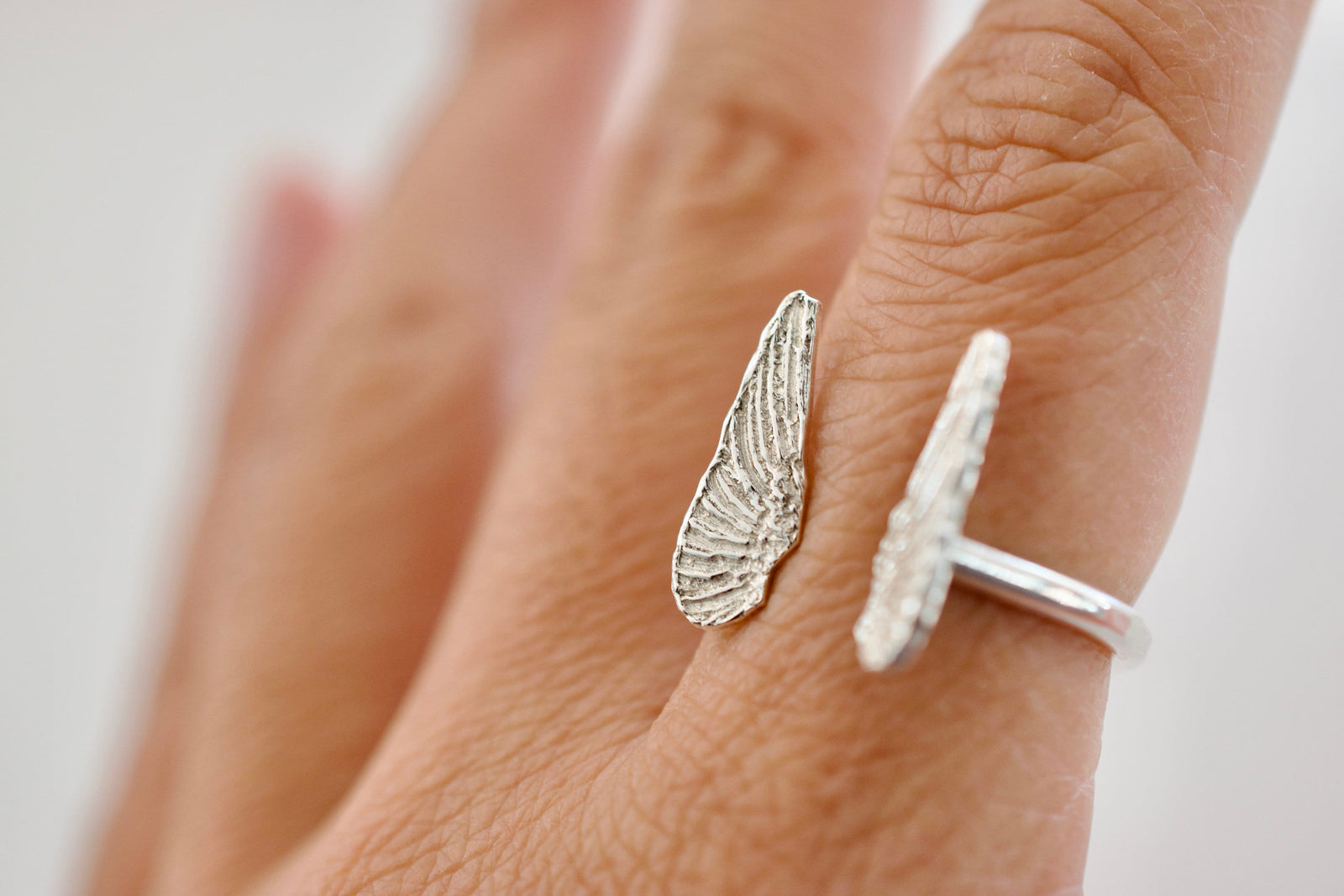 Angel Wing Ring - Sterling Silver Ring