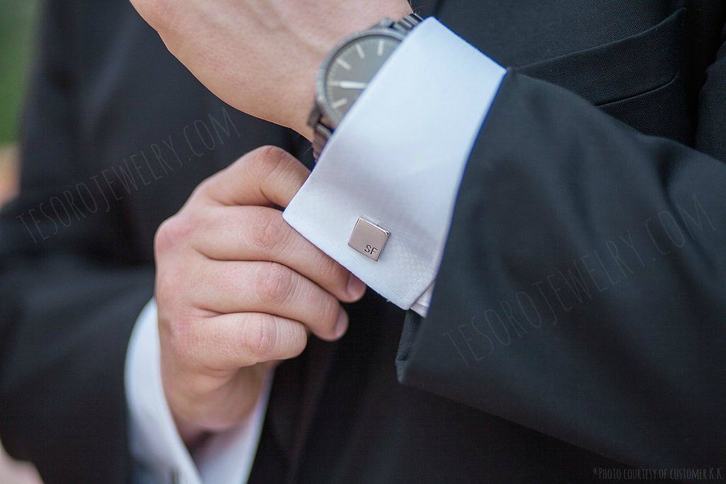 Personalized Square Cufflinks 