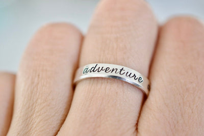 Adventure Awaits Ring - Sterling Silver Ring