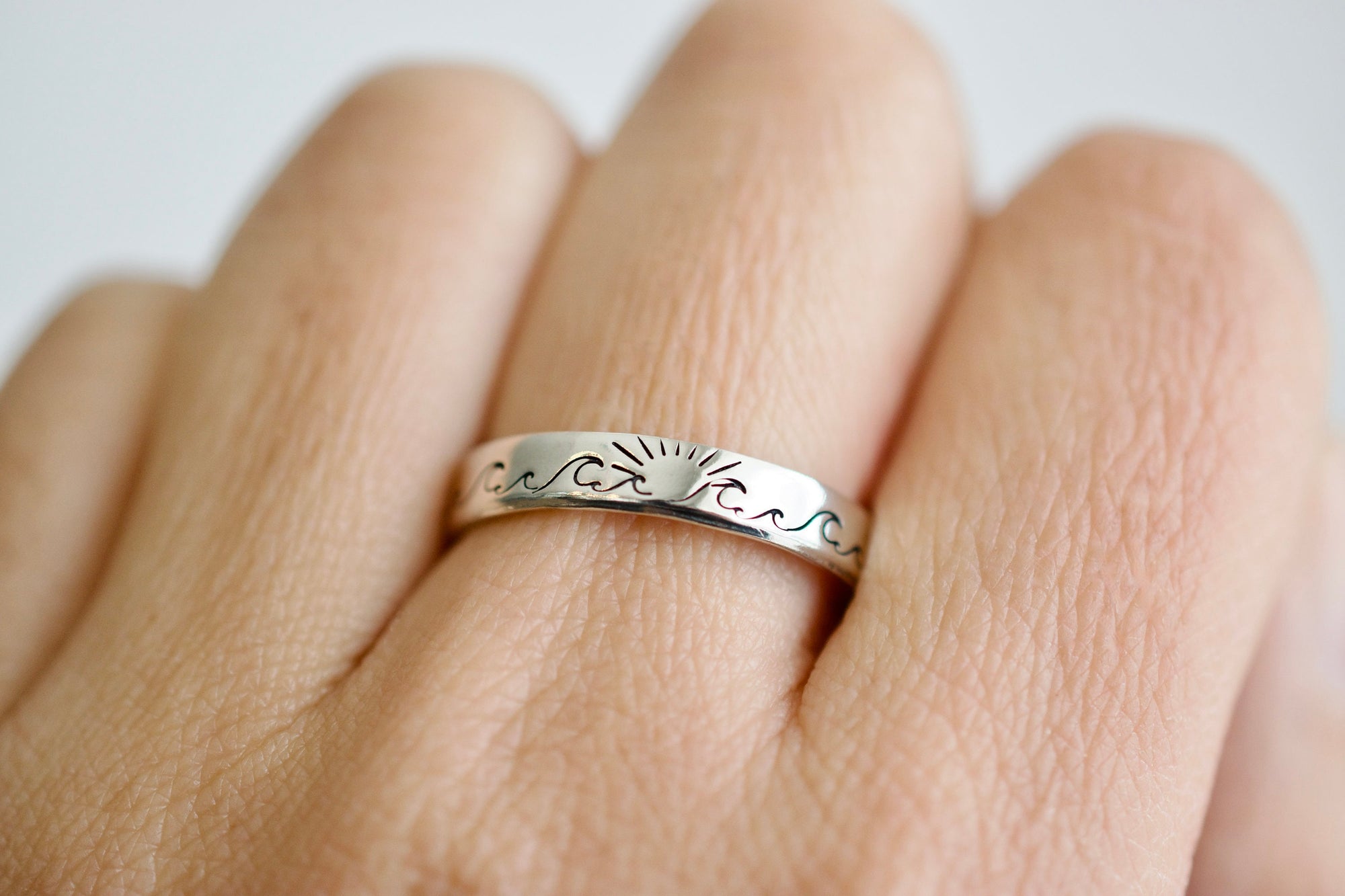 Sunset Ring - Sunrise Sterling Silver Ring