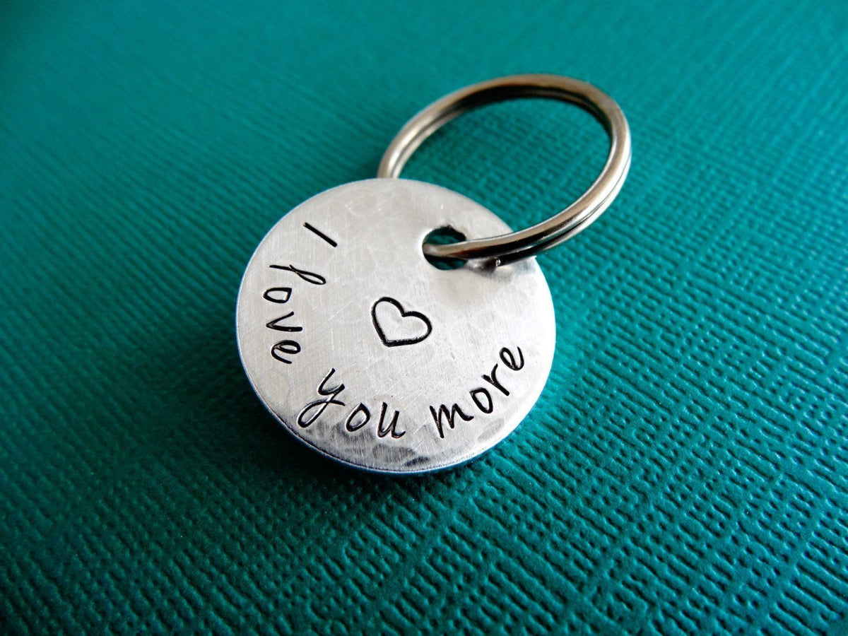 I Love You More Keychain 
