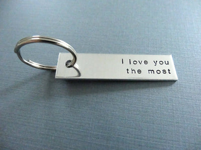 I love you the most Keychain