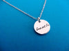Breathe Hand Stamped Necklace