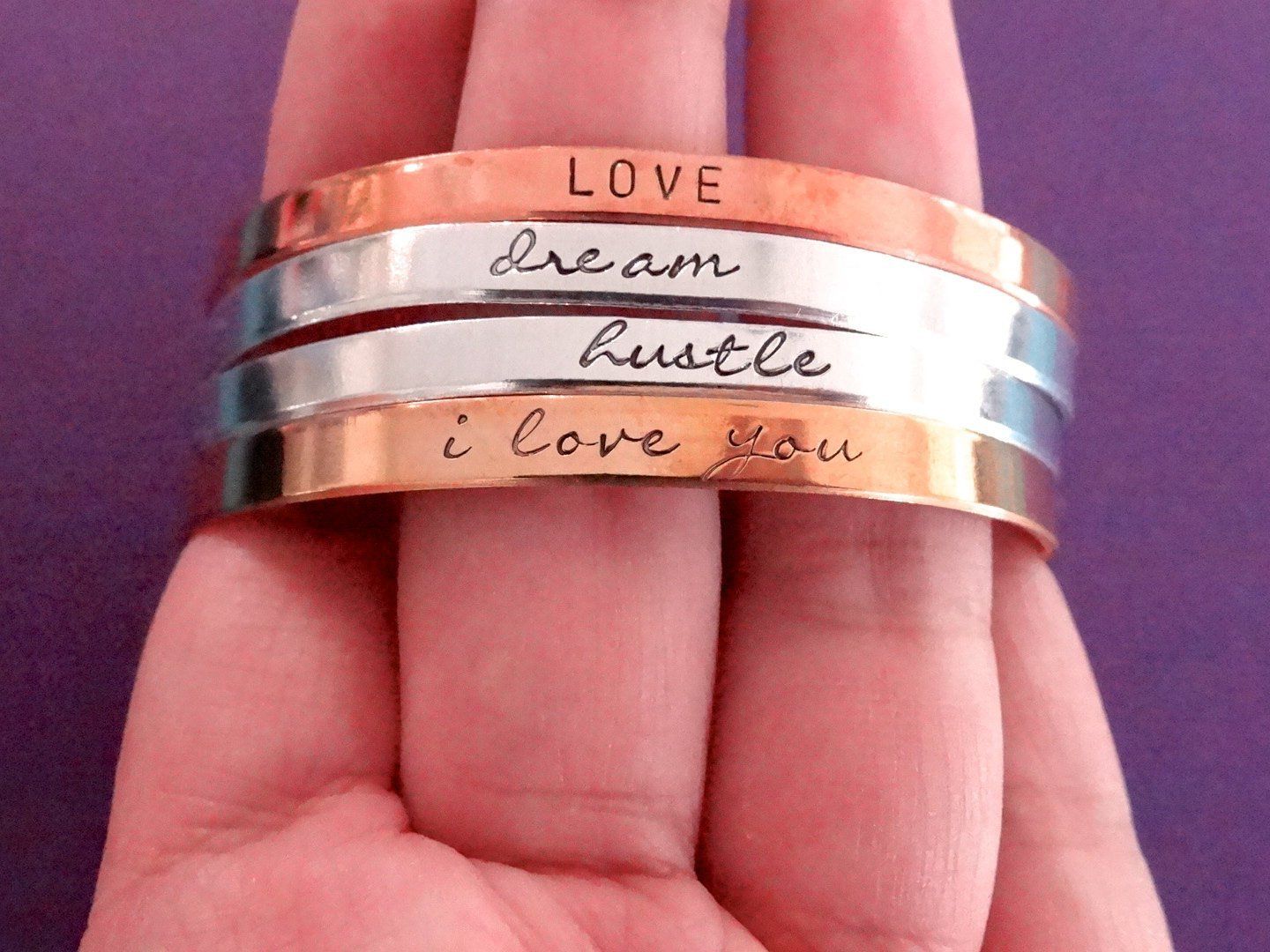 Personalized Cuff Bracelet 