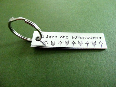 I love our adventures Keychain