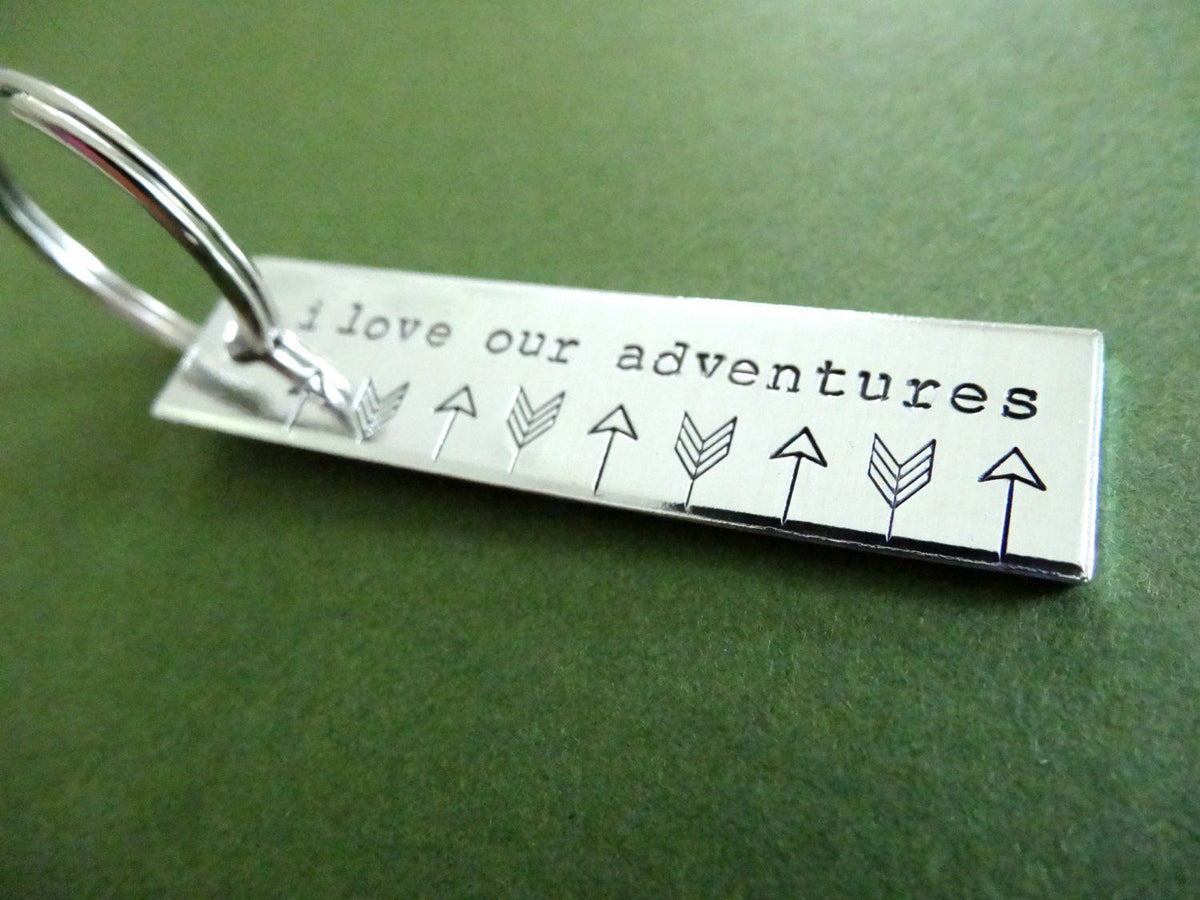I love our adventures Keychain 