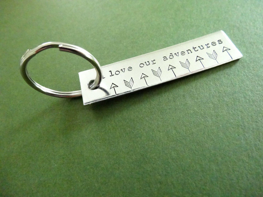 I love our adventures Keychain 