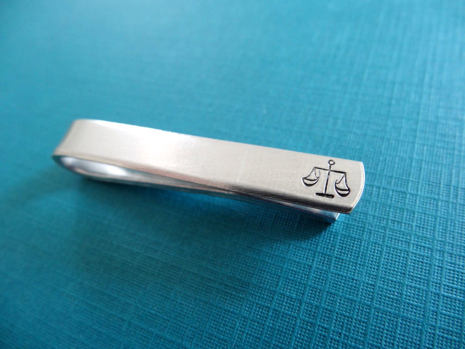 Scales of Justice Tie Clip