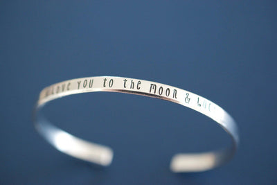I love you to the moon and back Bracelet